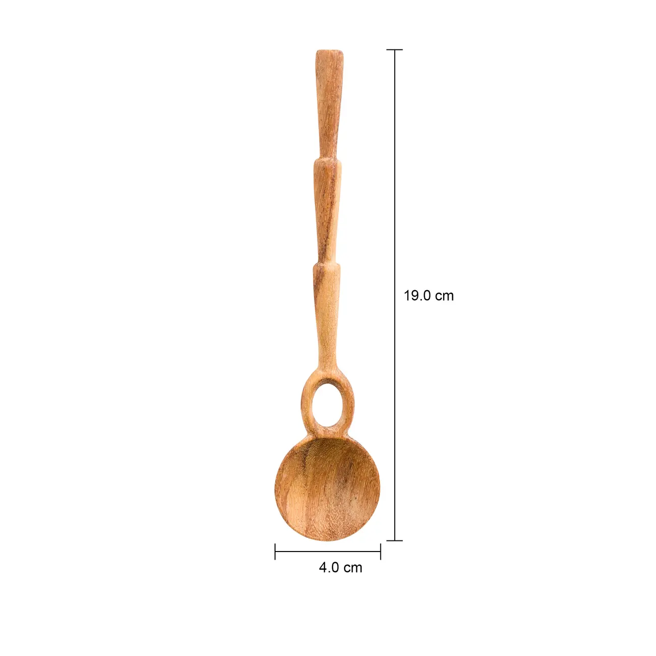COLHER DECORATIVA 19 CM GOIVAS LUPA - MADEIRA - Foto 5