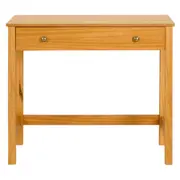 HALQ OFFICE I MESA 1 GAVETA 90 CM X 40 CM - AMÊNDOA - Foto 1