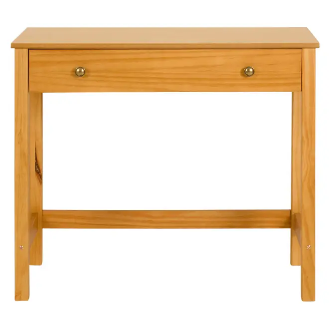 HALQ OFFICE I MESA 1 GAVETA 90 CM X 40 CM - AMÊNDOA - Foto 1