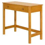 HALQ OFFICE I MESA 1 GAVETA 90 CM X 40 CM - AMÊNDOA - Foto 2