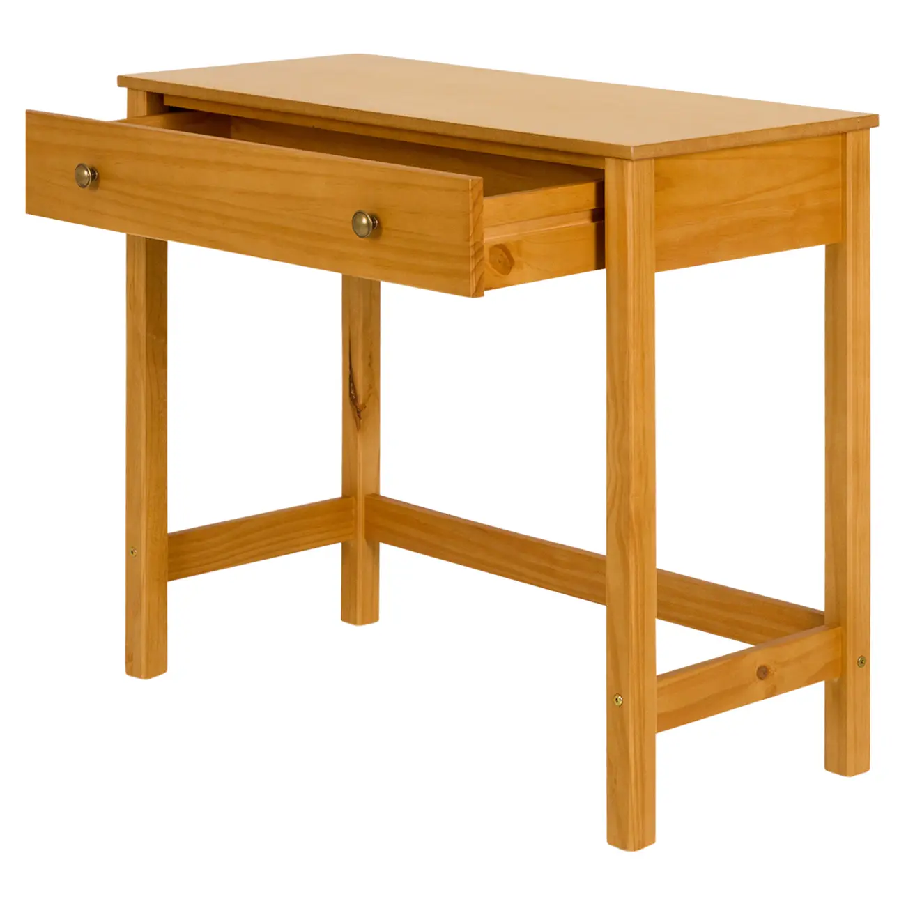HALQ OFFICE I MESA 1 GAVETA 90 CM X 40 CM - AMÊNDOA - Foto 3