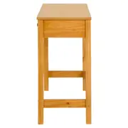 HALQ OFFICE I MESA 1 GAVETA 90 CM X 40 CM - AMÊNDOA - Foto 4