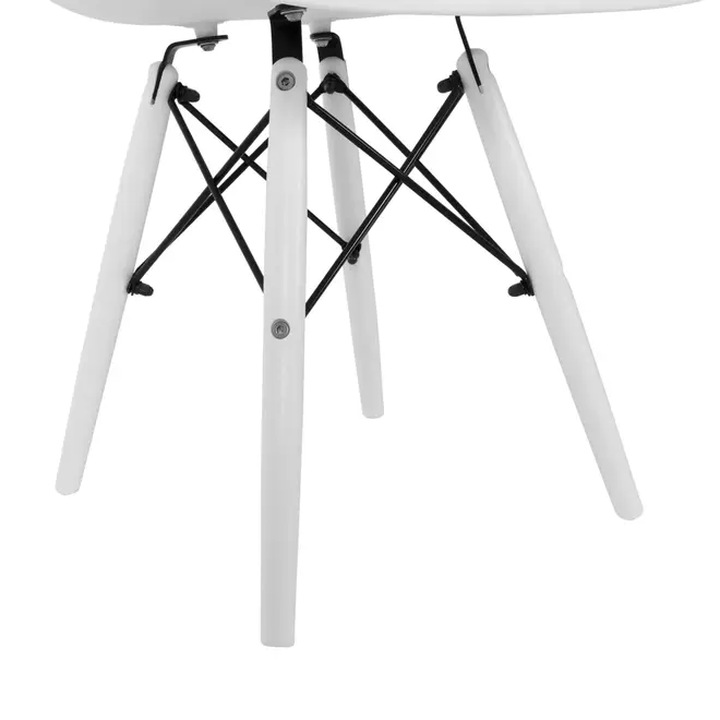 CADEIRA DE COZINHA COM BRAÇOS EASY COLOR - BRANCO/BRANCO - Foto 6