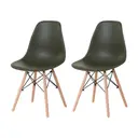 FAIA/MUSGO - CONJUNTO COM 2 CADEIRAS EASY WOOD