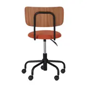 CADEIRA HOME OFFICE CARTE - TERRACOTA/FREIJÓ - Foto 4