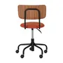 CADEIRA HOME OFFICE CARTE - TERRACOTA/FREIJÓ - Foto 4