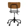 CADEIRA HOME OFFICE CARTE - AZUL CLARO/FREIJÓ - Foto 4