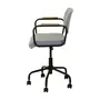 CADEIRA HOME OFFICE CARTE ELBOW - PRETO/AZUL CLARO - Foto 3