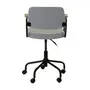 CADEIRA HOME OFFICE CARTE ELBOW - PRETO/AZUL CLARO - Foto 4