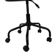 CADEIRA HOME OFFICE CARTE ELBOW - PRETO/AZUL CLARO - Foto 6