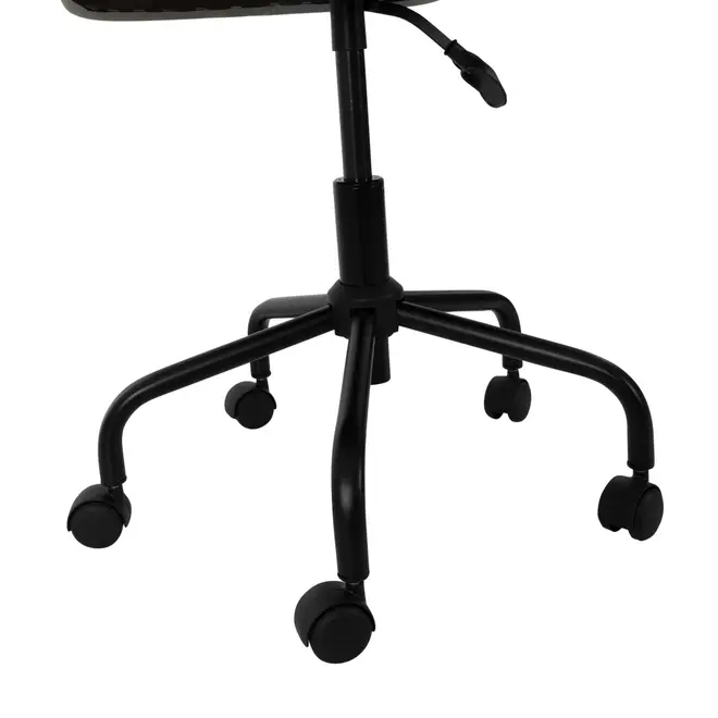 CADEIRA HOME OFFICE CARTE ELBOW - PRETO/AZUL CLARO - Foto 6