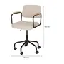 CADEIRA HOME OFFICE CARTE ELBOW - PRETO/CAMELO - Foto 11