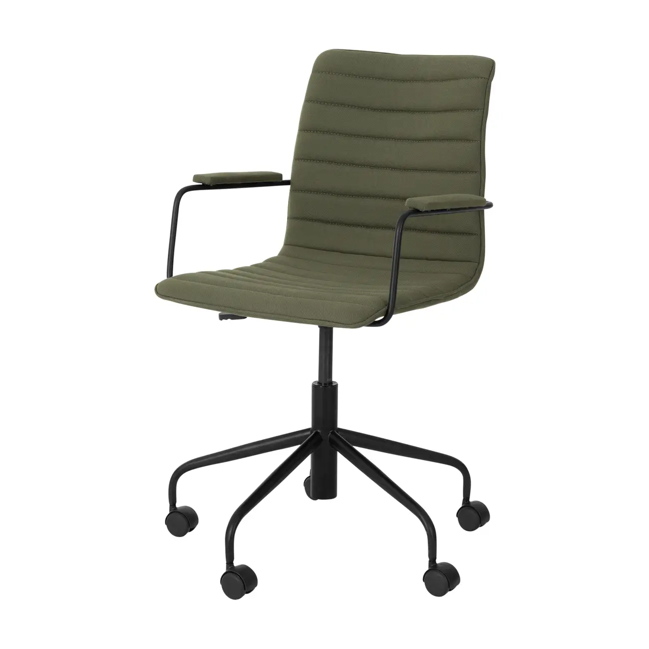 CADEIRA HOME OFFICE FENIKS - PRETO/MUSGO - Foto 1
