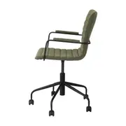 CADEIRA HOME OFFICE FENIKS - PRETO/MUSGO - Foto 3