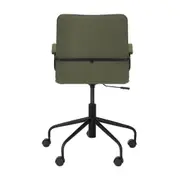 CADEIRA HOME OFFICE FENIKS - PRETO/MUSGO - Foto 4