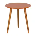NOZES/TERRACOTA - MESA LATERAL REDONDA 45 CM TRIWOOD