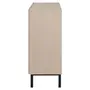 BUFFET 2 PORTAS 80 CM X 40 CM POINT - CAMELO/PRETO - Foto 5