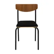 CADEIRA ATOM - PRETO/PRETO - Foto 2