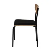 CADEIRA ATOM - PRETO/PRETO - Foto 3