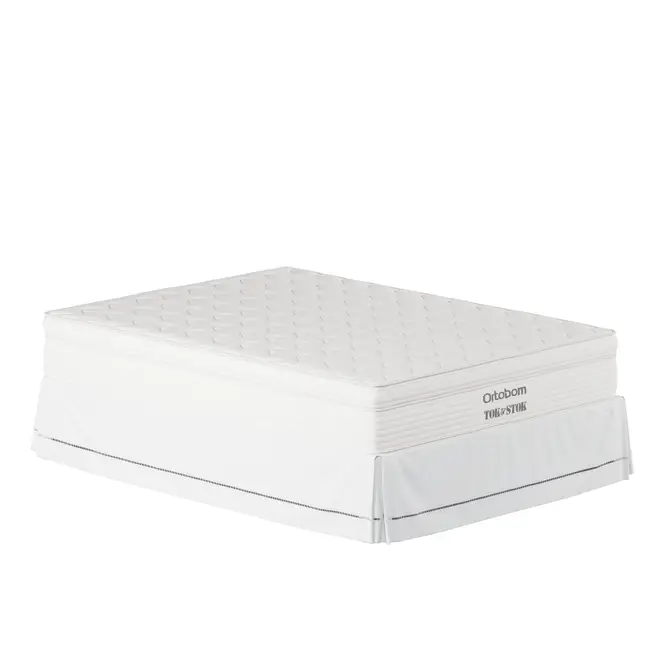 SAIA PARA BASE BOX CASAL 1,38 M X 1,88 M X 35 CM BÉLIS - BRANCO - Foto 3