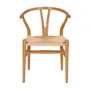CADEIRA DE JANTAR WISHBONE - FAIA/FIBRA CLARA - Foto 2