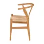 CADEIRA DE JANTAR WISHBONE - FAIA/FIBRA CLARA - Foto 3