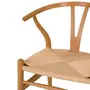 CADEIRA DE JANTAR WISHBONE - FAIA/FIBRA CLARA - Foto 4