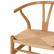 CADEIRA DE JANTAR WISHBONE - FAIA/FIBRA CLARA - Foto 4