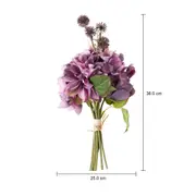 BOUQUET MARIÊ HORTÊNSIA - MALVA/AMEIXA SECA - Foto 3