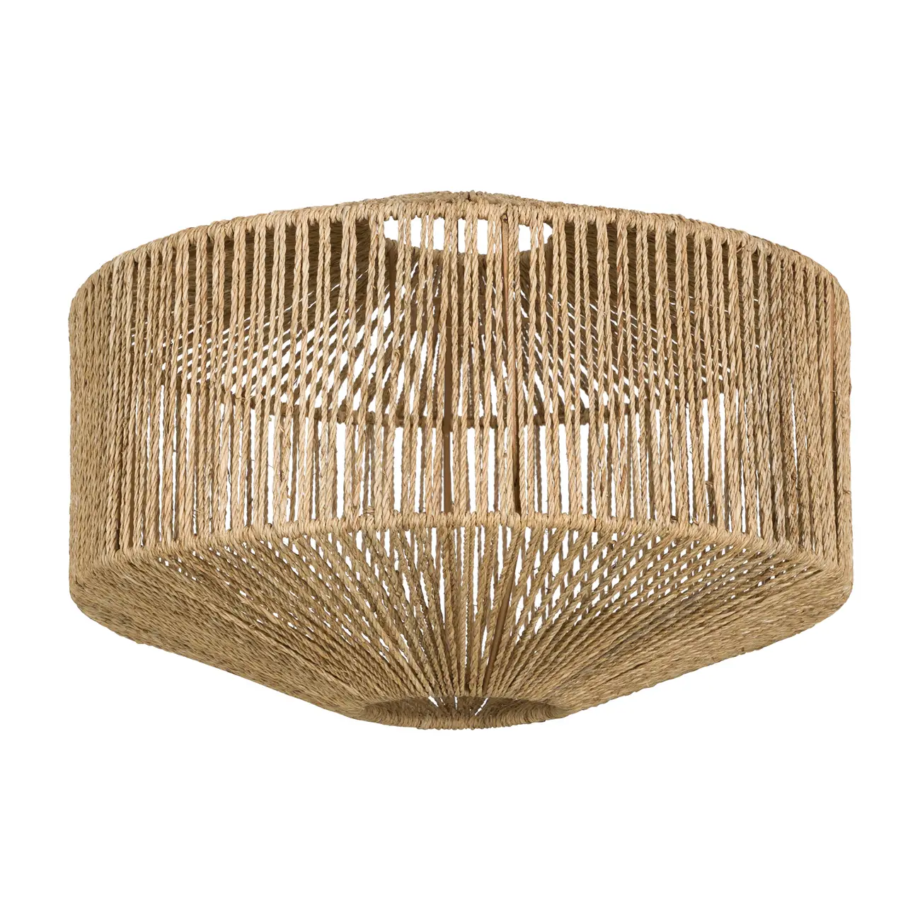 CÚPULA TETO ARUMÃ 26 CM X 42 CM - FIBRA CLARA - Foto 1