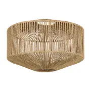 CÚPULA TETO ARUMÃ 26 CM X 42 CM - FIBRA CLARA - Foto 1
