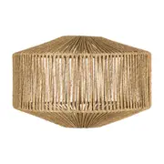 CÚPULA TETO ARUMÃ 26 CM X 42 CM - FIBRA CLARA - Foto 2