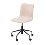 PRETO/AREIA - CADEIRA HOME OFFICE LEEDS