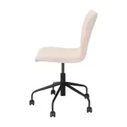 CADEIRA HOME OFFICE LEEDS - PRETO/AREIA - Foto 3