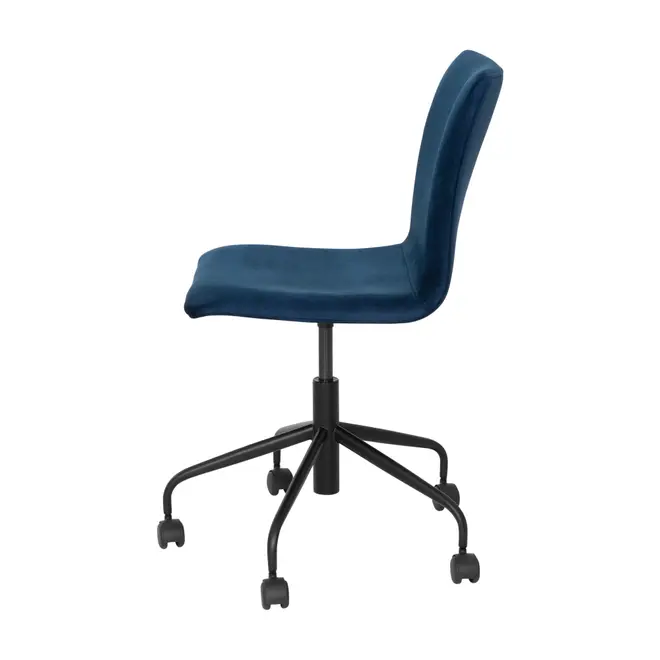 CADEIRA HOME OFFICE LEEDS - PRETO/GALAXY BLUE - Foto 3