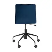 CADEIRA HOME OFFICE LEEDS - PRETO/GALAXY BLUE - Foto 4
