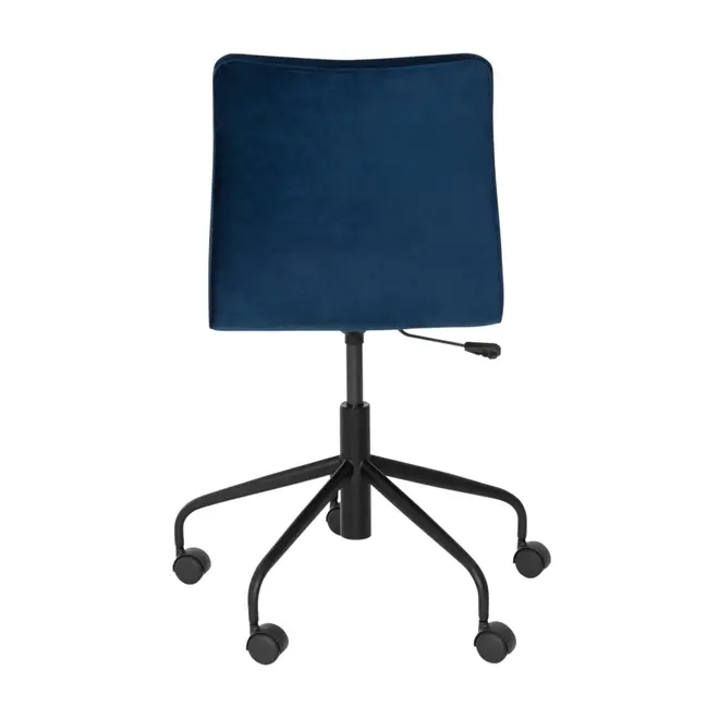 CADEIRA HOME OFFICE LEEDS - PRETO/GALAXY BLUE - Foto 4