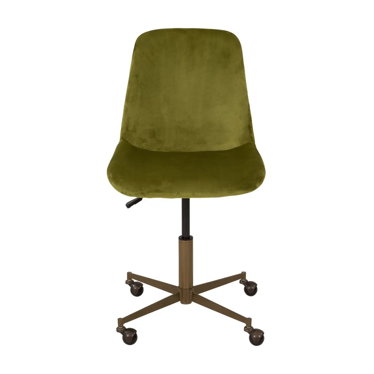 CADEIRA HOME OFFICE MALLE - OURO VELHO/VERDE - Foto 2