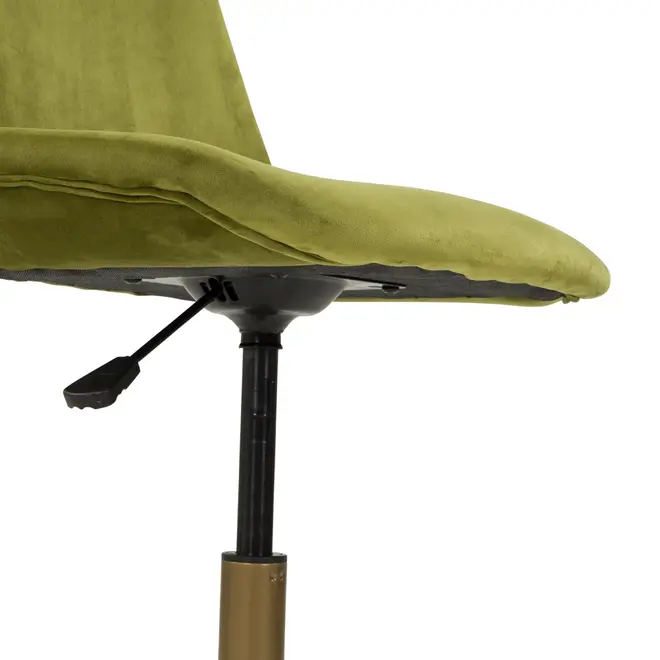 CADEIRA HOME OFFICE MALLE - OURO VELHO/VERDE - Foto 6