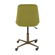 CADEIRA HOME OFFICE MALLE - OURO VELHO/VERDE - Foto 8