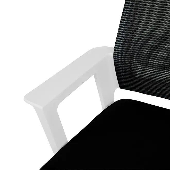WIKI CADEIRA EXECUTIVA - BRANCO/PRETO - Foto 6