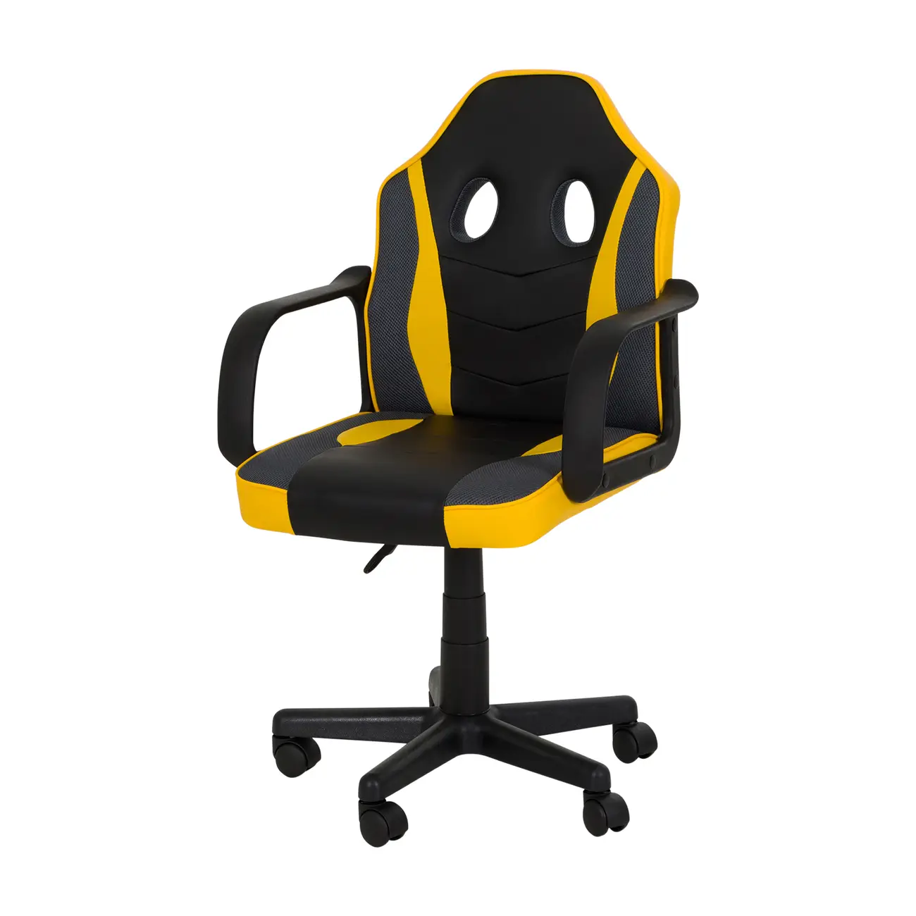 CADEIRA GAMER TEEN SPEEDY - PRETO/AMARELO - Foto 1