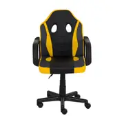 CADEIRA GAMER TEEN SPEEDY - PRETO/AMARELO - Foto 2