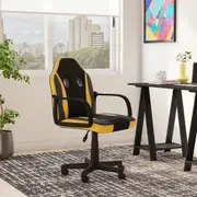 CADEIRA GAMER TEEN SPEEDY - PRETO/AMARELO - Foto 13