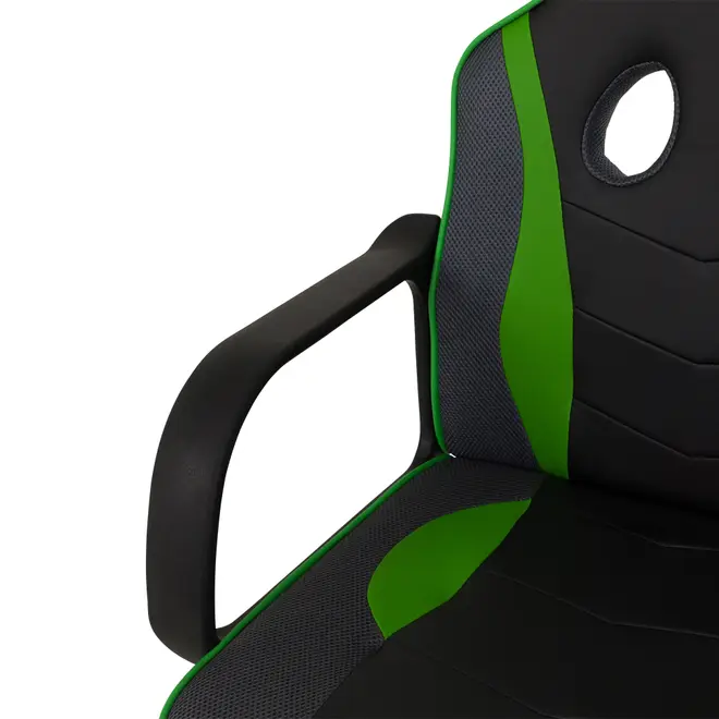 CADEIRA GAMER TEEN SPEEDY - PRETO/VERDE - Foto 6