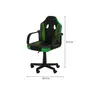 CADEIRA GAMER TEEN SPEEDY - PRETO/VERDE - Foto 12