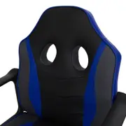 CADEIRA GAMER TEEN SPEEDY - PRETO/AZUL ESCURO - Foto 4