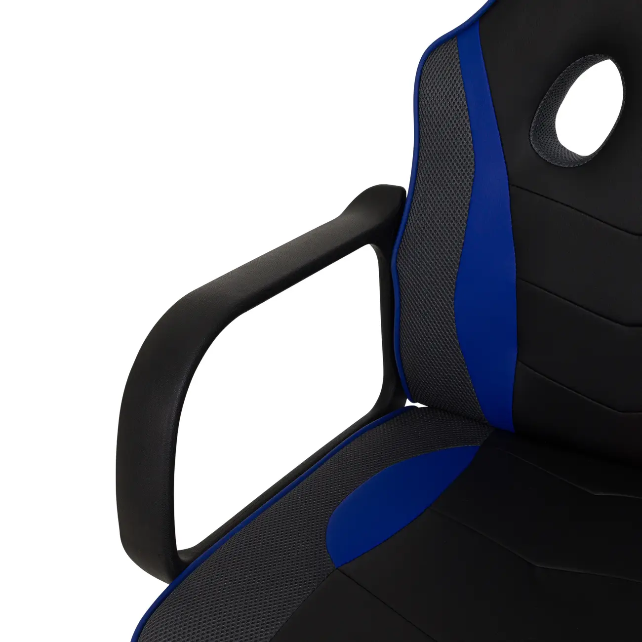 CADEIRA GAMER TEEN SPEEDY - PRETO/AZUL ESCURO - Foto 5