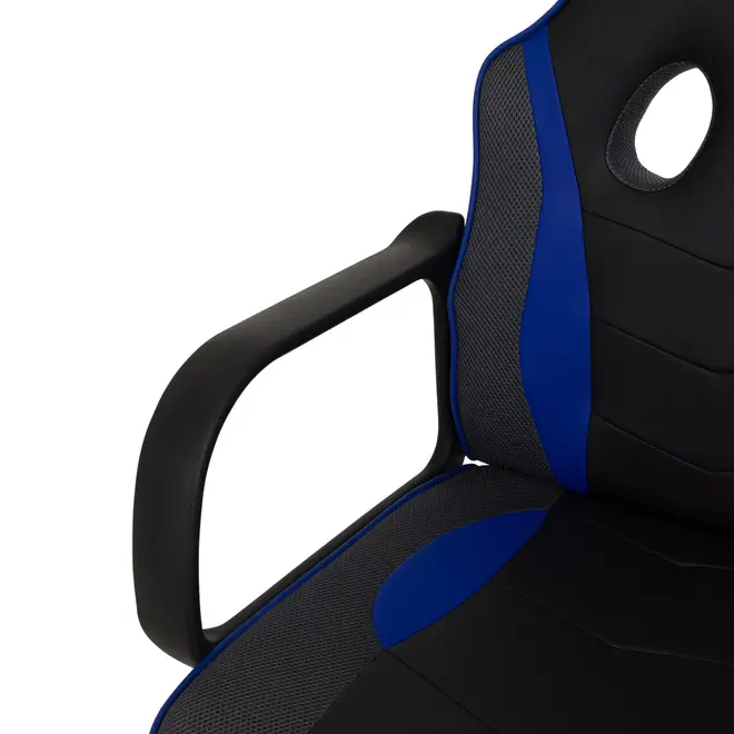 CADEIRA GAMER TEEN SPEEDY - PRETO/AZUL ESCURO - Foto 5
