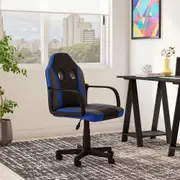 CADEIRA GAMER TEEN SPEEDY - PRETO/AZUL ESCURO - Foto 12